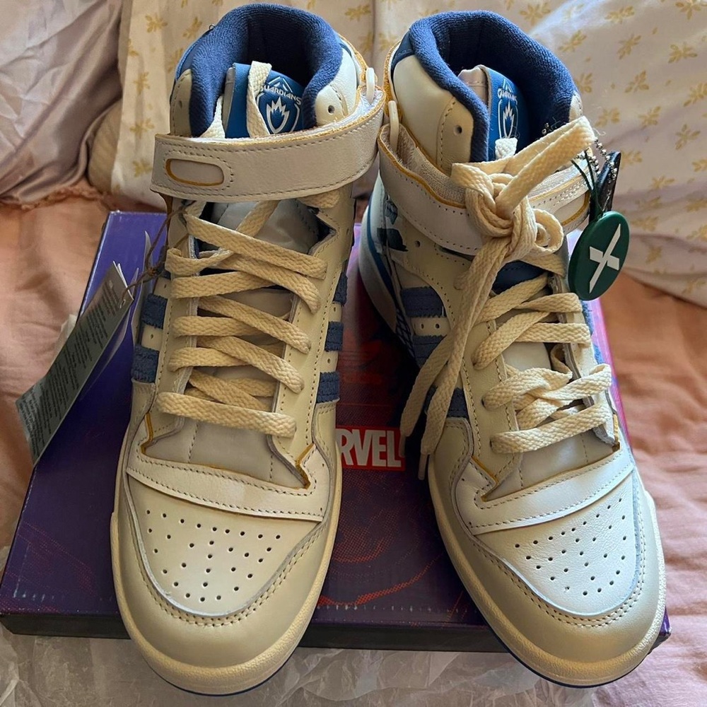 Adidas forum high Marvel "star lord" Brand new w stock × tag still on them